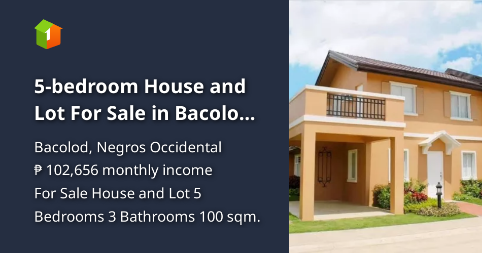 5bedroom House and Lot For Sale in Bacolod City [House and Lot 🏘️