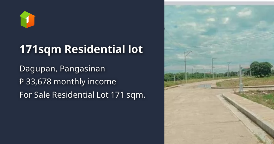 171sqm Residential lot [Lot 🚜] (January 2023) in Dagupan, Pangasinan for sale