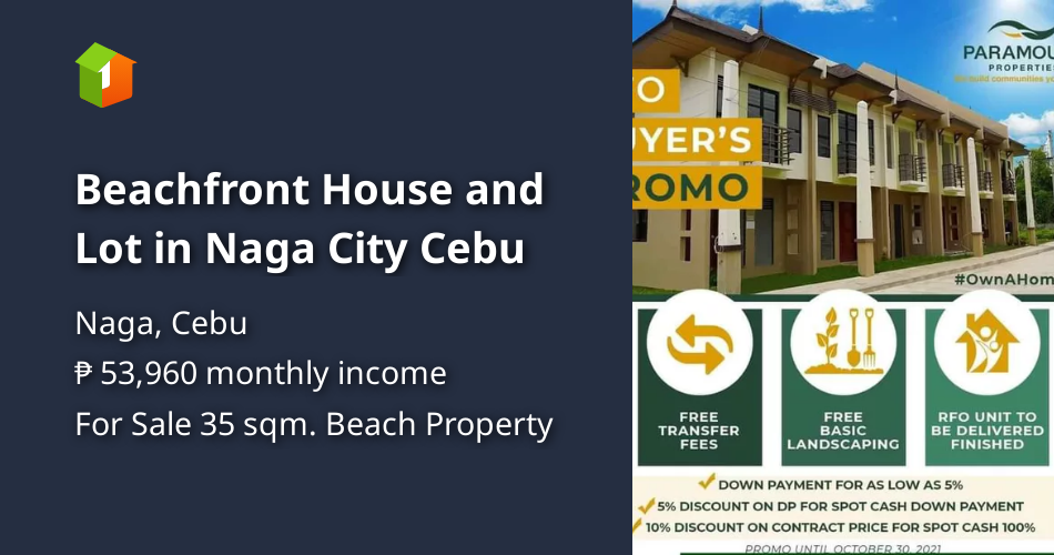 Beachfront House and Lot in Naga City Cebu [Beach Property 🏖️] (December 2023) in Naga, Cebu for