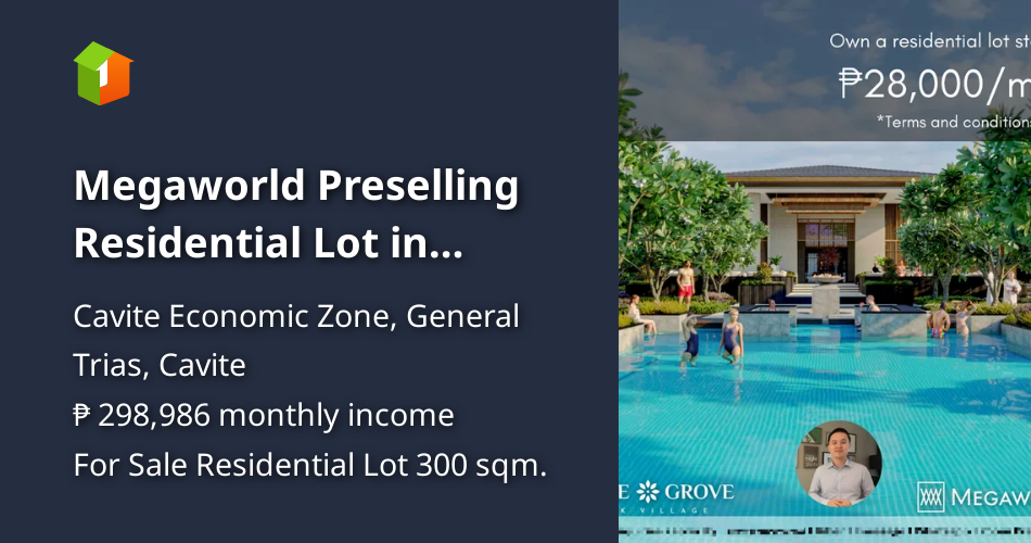 Megaworld Preselling Residential Lot in General Trias|Maple Grove [Lots ...