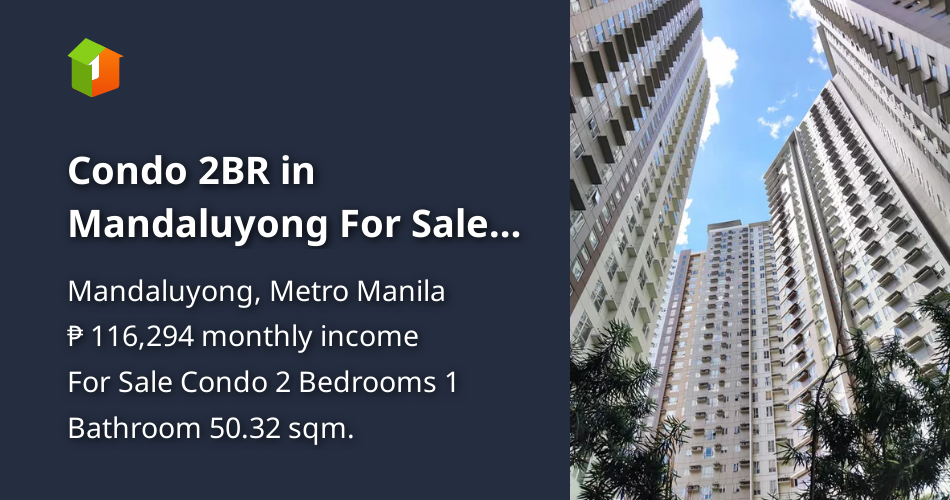 Condo 2BR in Mandaluyong For Sale PRE SELLING Turnover 2025 [Condo 🏙️