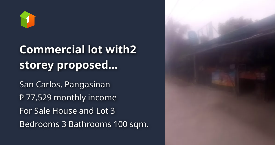 Commercial lot with2 storey proposed building [Houses and Lots 🏘️