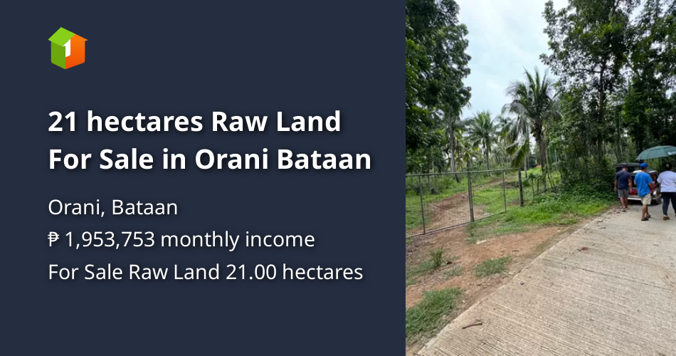 21 hectares Raw Land For Sale in Orani Bataan [Lot 🚜] (August 2024) in