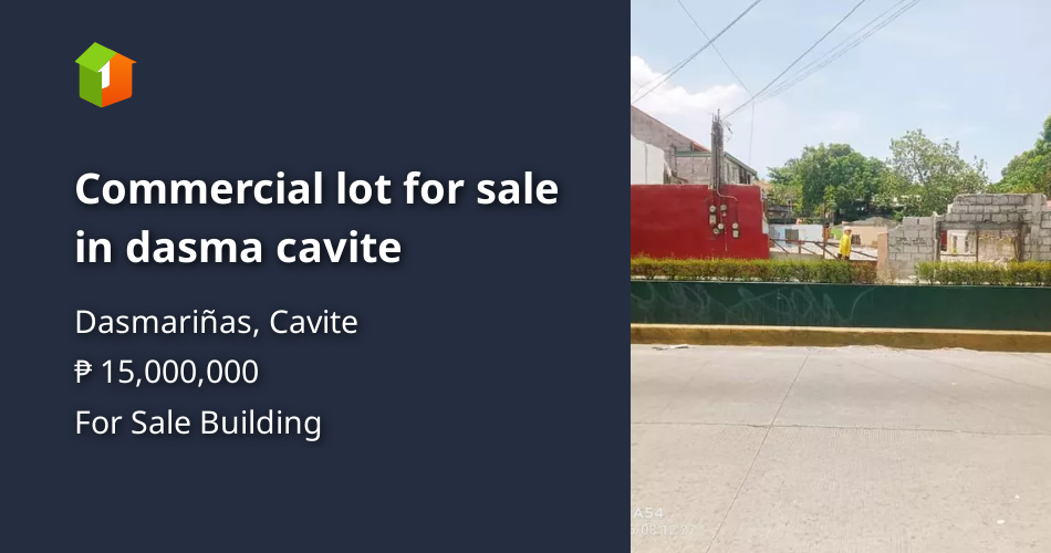 Commercial lot for sale in dasma cavite Property 🏭
