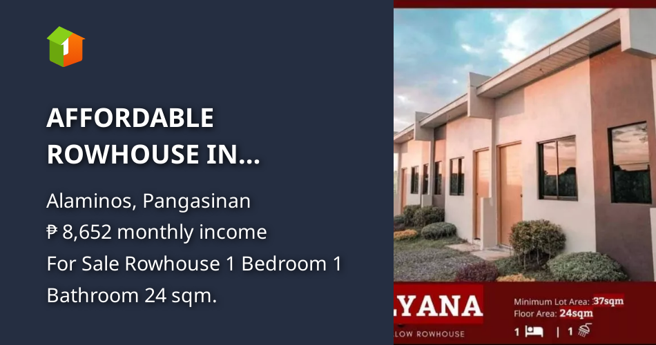 AFFORDABLE ROWHOUSE IN ALAMINOS CITY PANGASINAN BY BRIA HOMES [House and Lot 🏘️] (November 2023