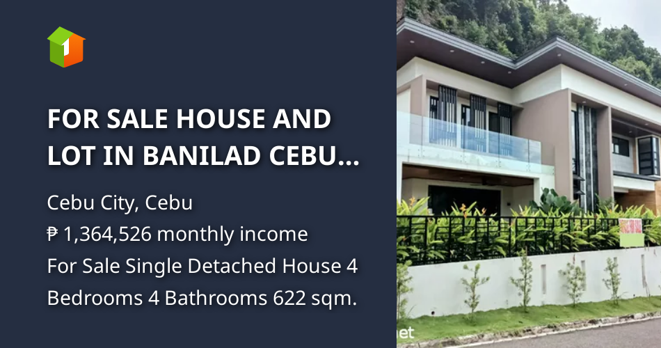 FOR SALE HOUSE AND LOT IN BANILAD CEBU CITY [House and Lot 🏘️] (October
