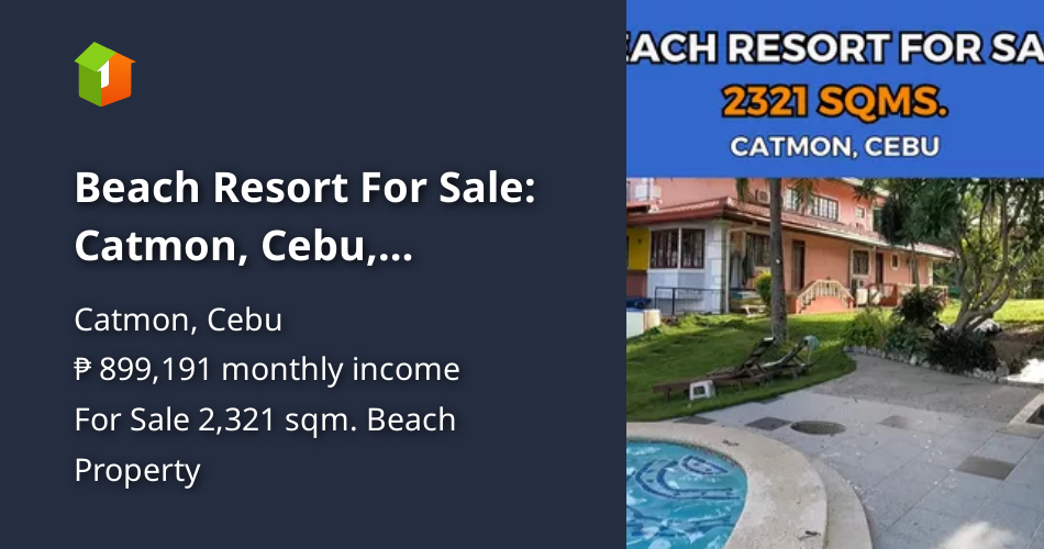 Beach Resort For Sale Catmon, Cebu, Philippines 2321 SQM, 10Bedroom