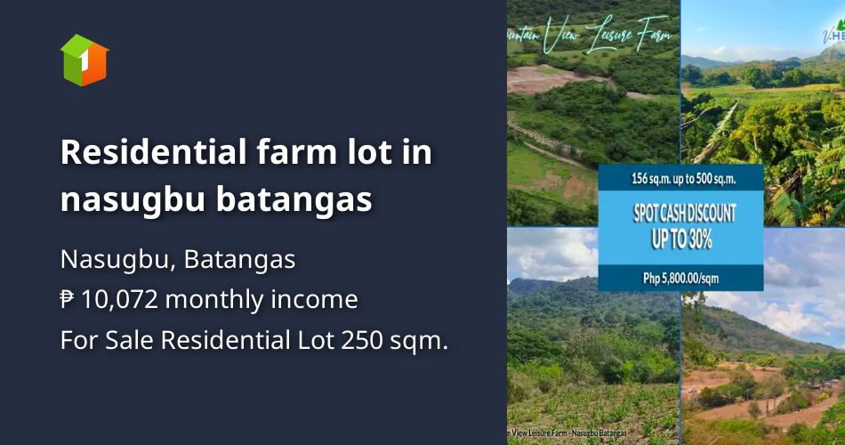Residential farm lot in nasugbu batangas [Lot 🚜] (September 2023) in