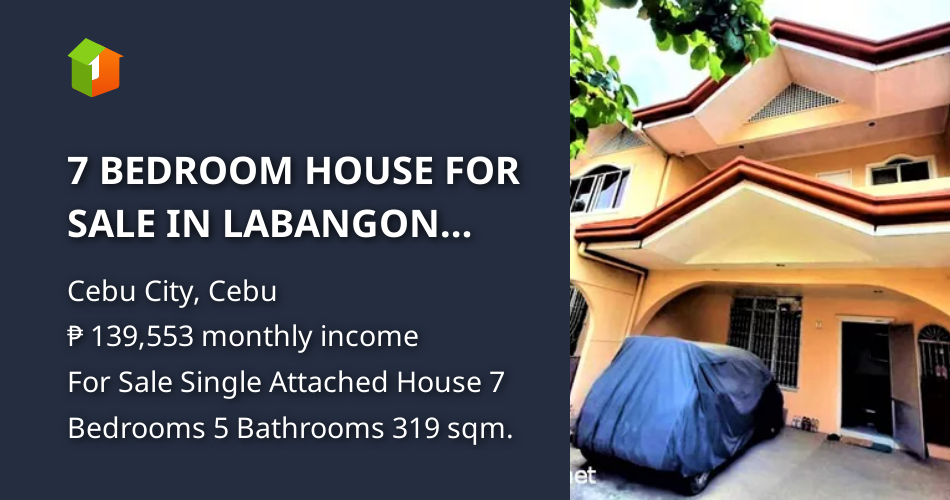 7 BEDROOM HOUSE FOR SALE IN LABANGON CEBU [House and Lot 🏘️] (September