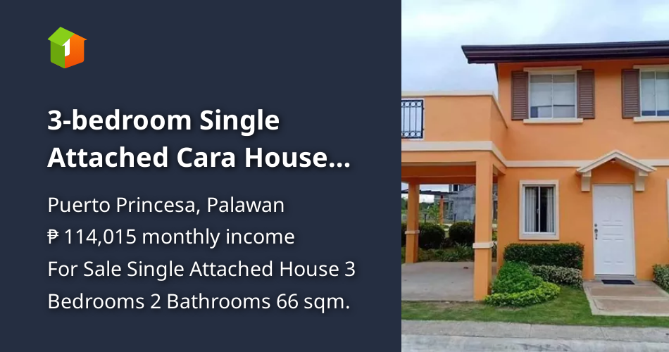 3-bedroom Single Attached Cara House For Sale in Puerto Princesa ...