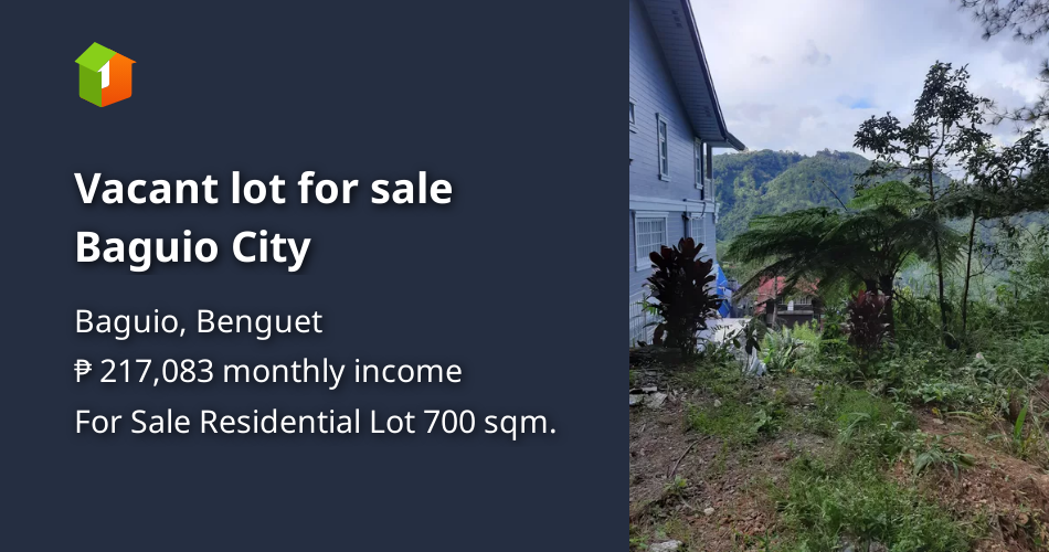 Vacant lot for sale Baguio City [Lot 🚜] (October 2021) in Baguio