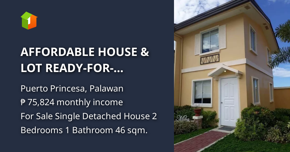 AFFORDABLE HOUSE & LOT READYFOROCCUPANCY IN PALAWAN [House and Lot 🏘️] (July 2023) in Puerto
