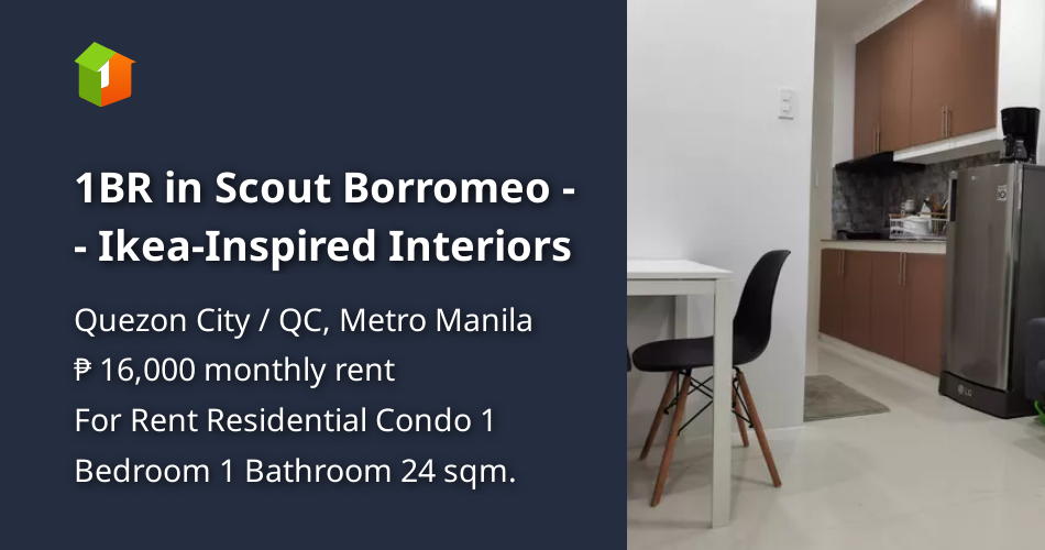 1BR in Scout Borromeo IkeaInspired Interiors [Condo 🏙️] (January