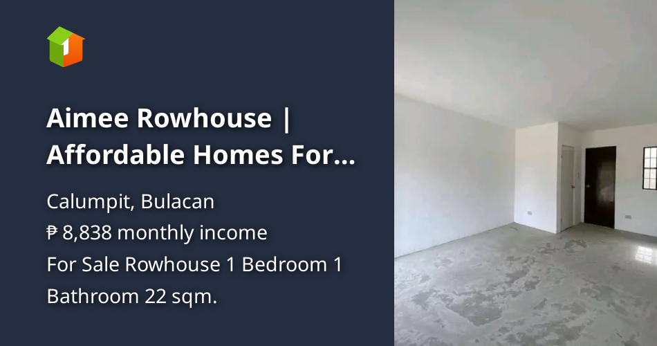 Aimee Rowhouse Affordable Homes For You in Residences Bulacan [House