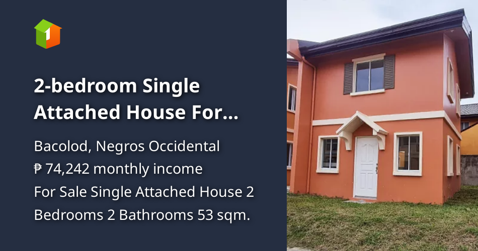 2bedroom Single Attached House For Sale in Bacolod Negros Occidental