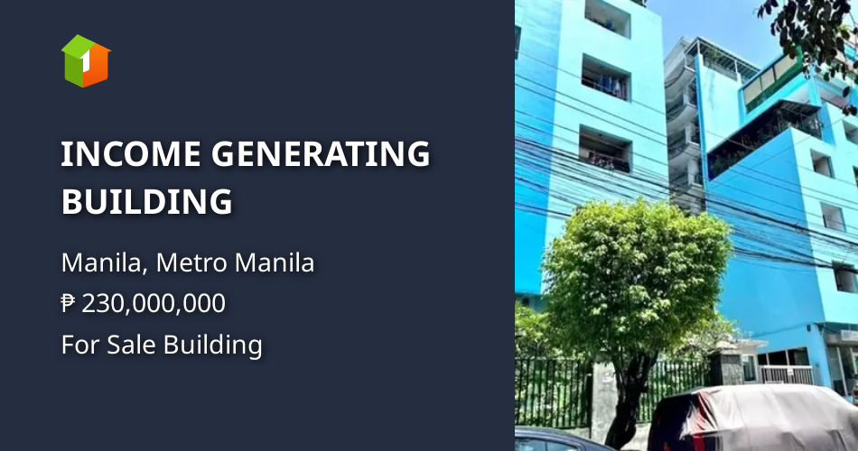 INCOME GENERATING BUILDING [Commercial Properties 🏭] (March 2025) in ...