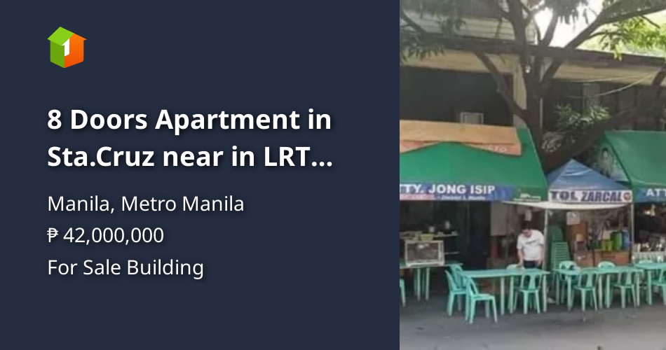 8 Doors Apartment in Sta.Cruz near in LRT and Blumentritt Market