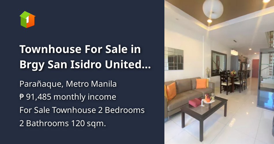 Townhouse For Sale in Brgy San Isidro United Paranaque 5 [House and Lot