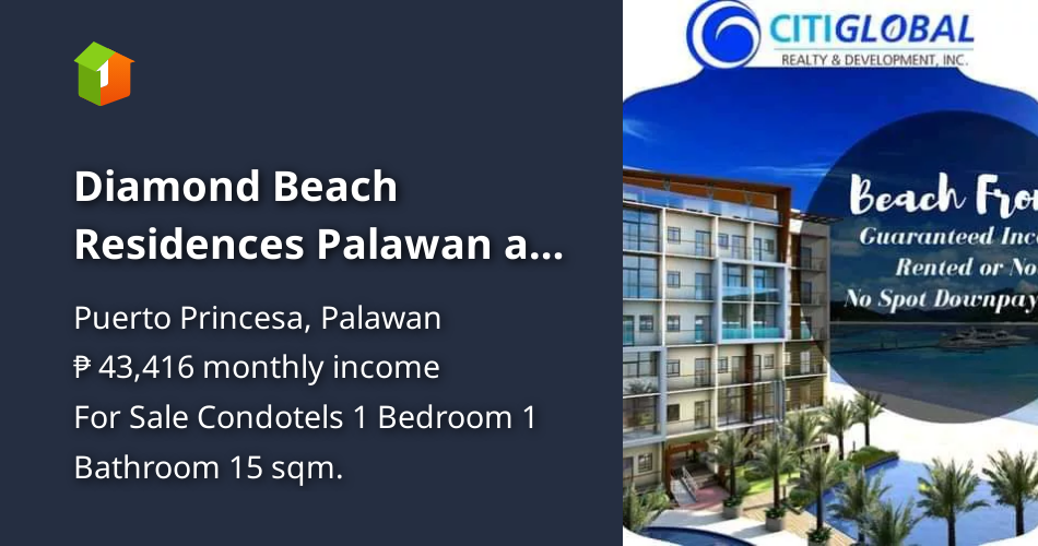 Diamond Beach Residences Palawan a paradise in the heart of Palawan