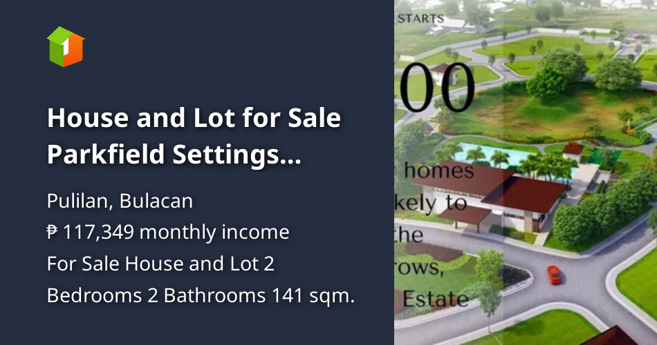 House and Lot for Sale Parkfield Settings Pulilan Bulacan Near Airport
