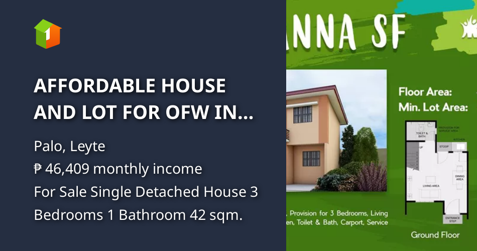 AFFORDABLE HOUSE AND LOT FOR OFW IN PALO,LEYTE [House and Lot 🏘️
