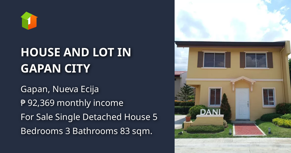 HOUSE AND LOT IN GAPAN CITY [House and Lot 🏘️] (November 2021) in Gapan