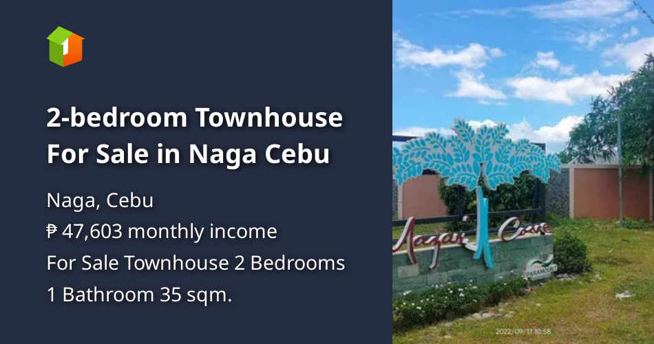 2bedroom Townhouse For Sale in Naga Cebu [House and Lot 🏘️] (July 2023) in Naga, Cebu for sale