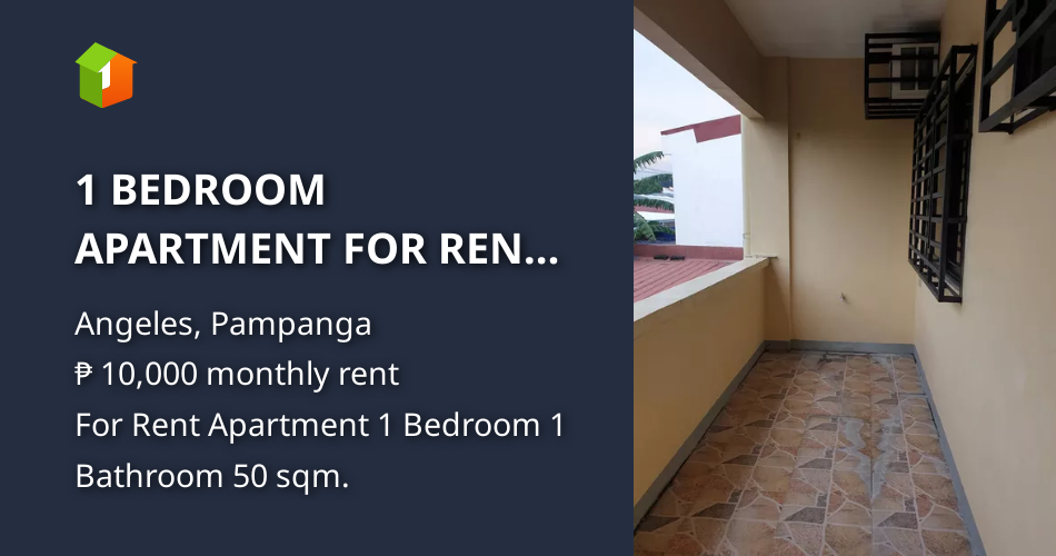 1 BEDROOM APARTMENT FOR RENT IN CLARK PAMPANGA [Condos 🏙️] (September
