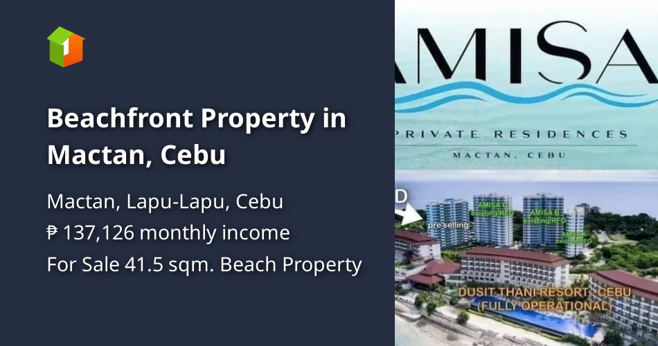 Beachfront Property in Mactan, Cebu [Beach Property 🏖️] (January 2023
