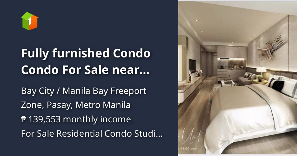 Fully furnished Condo Condo For Sale near Okada in Paranaque City