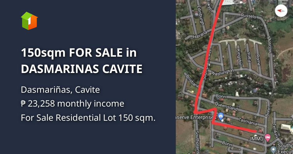 150sqm FOR SALE in DASMARINAS CAVITE [Lot 🚜] (January 2023) in Dasmariñas, Cavite for sale
