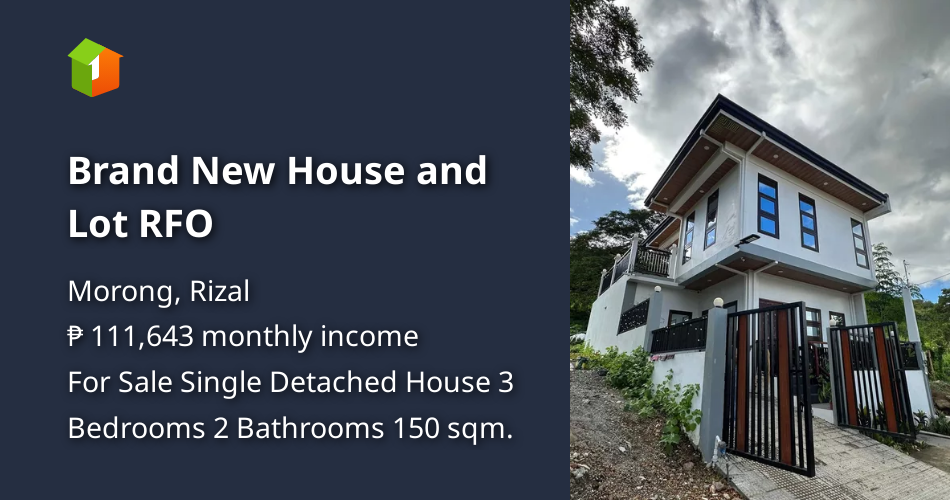 Brand New House and Lot RFO [Houses and Lots 🏘️] (July 2026) in Morong ...
