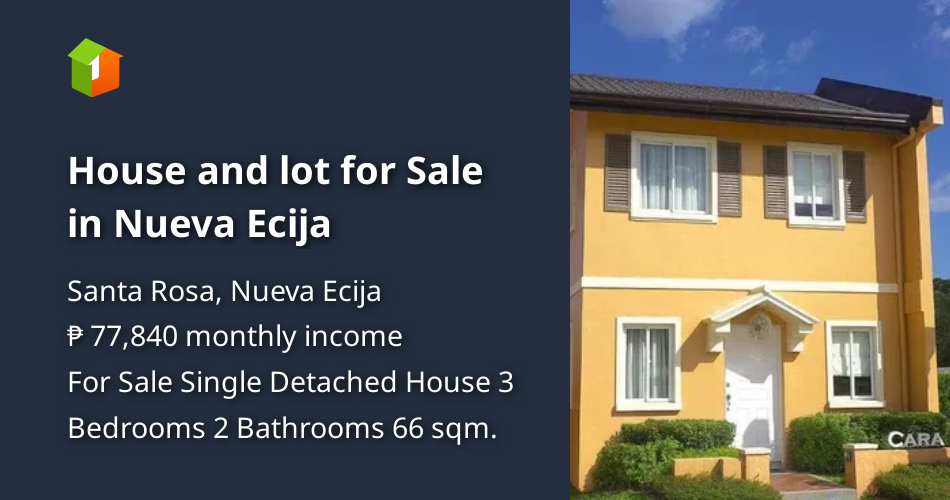 House and lot for Sale in Nueva Ecija [House and Lot 🏘️] (June 2022) in