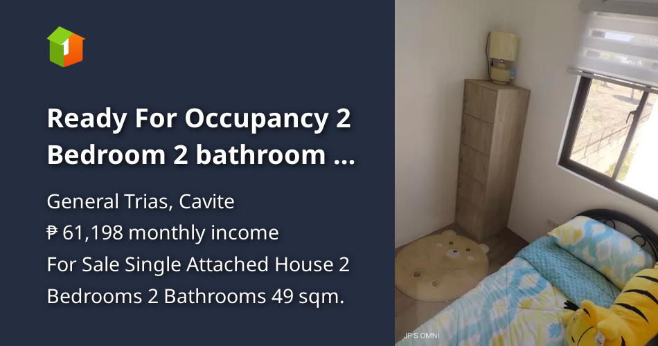 Ready For Occupancy 2 Bedroom 2 bathroom 2 story House and Lot For Sale ...
