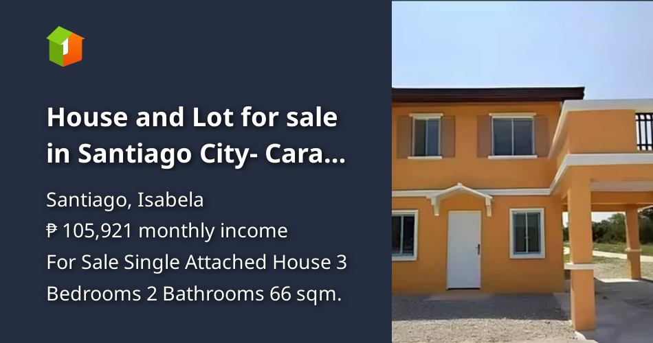 House and Lot for sale in Santiago City Cara turn over [House and Lot