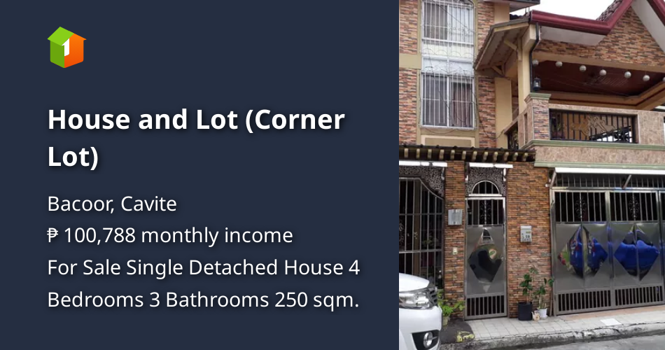 House and Lot (Corner Lot) [House and Lot 🏘️] (February 2021) in Bacoor