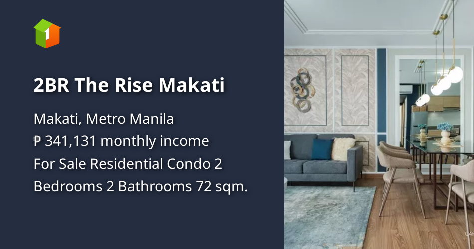 2BR The Rise Makati [Condos 🏙️] (June 2024) in Makati, Metro Manila for ...