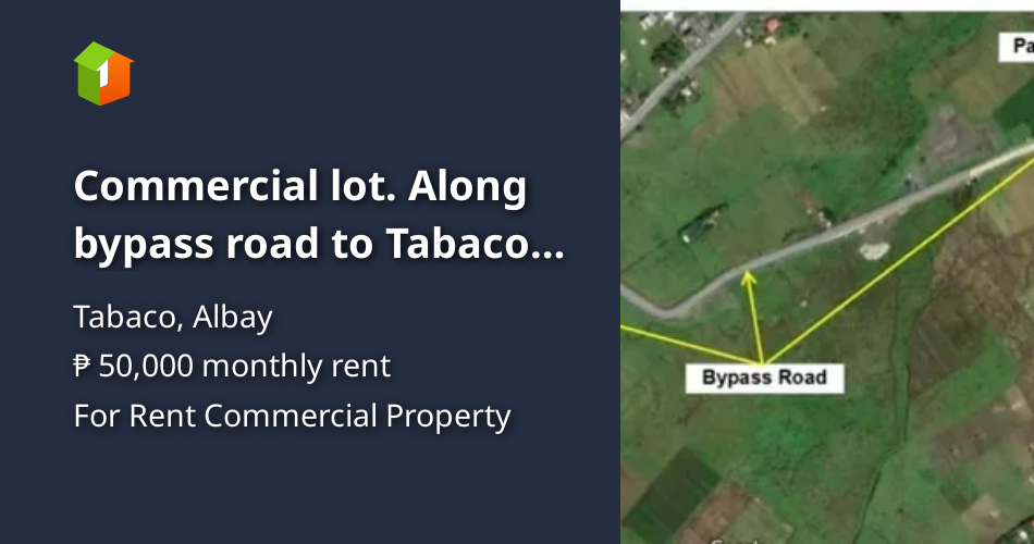 Commercial lot. Along bypass road to Tabaco City bus terminal Property 🏭] (June 2023