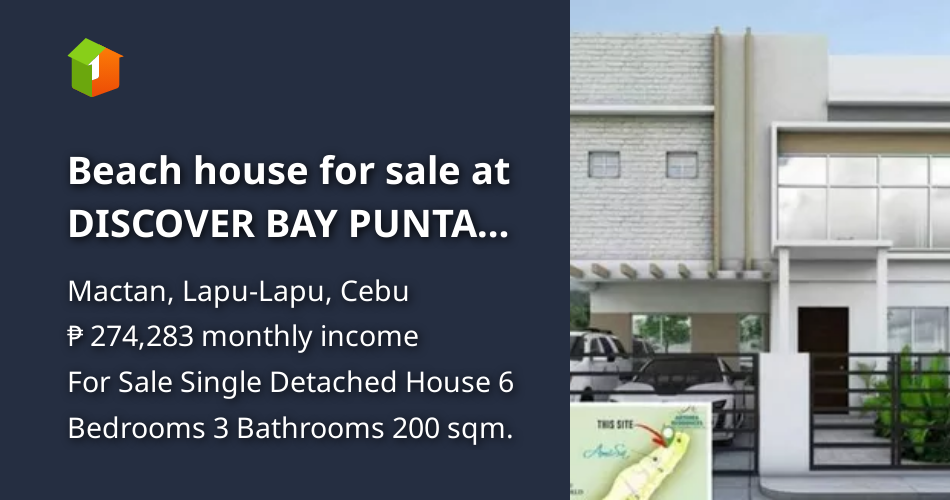 Beach house for sale at DISCOVER BAY PUNTA ENGANO LAPULAPU [House and ...