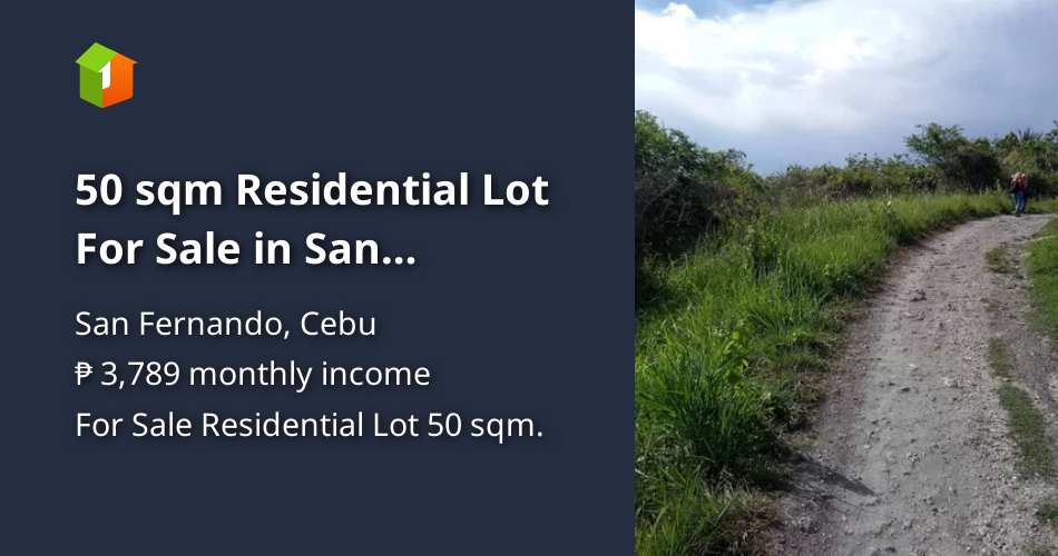50 sqm Residential Lot For Sale in San Fernando Cebu [Lot 🚜] (October