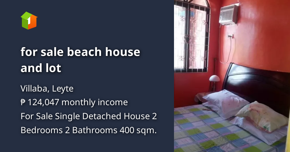 For sale beach house and lot [House and Lot 🏘️] (June 2024) in Villaba