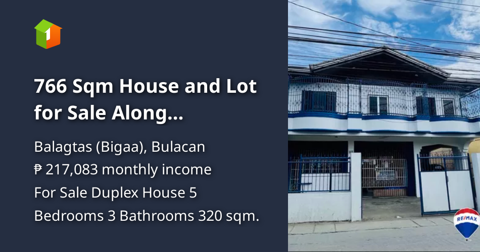 766 Sqm House and Lot for Sale Along Provincial Road Balagtas Bulacan [House and Lot 🏘️] (May