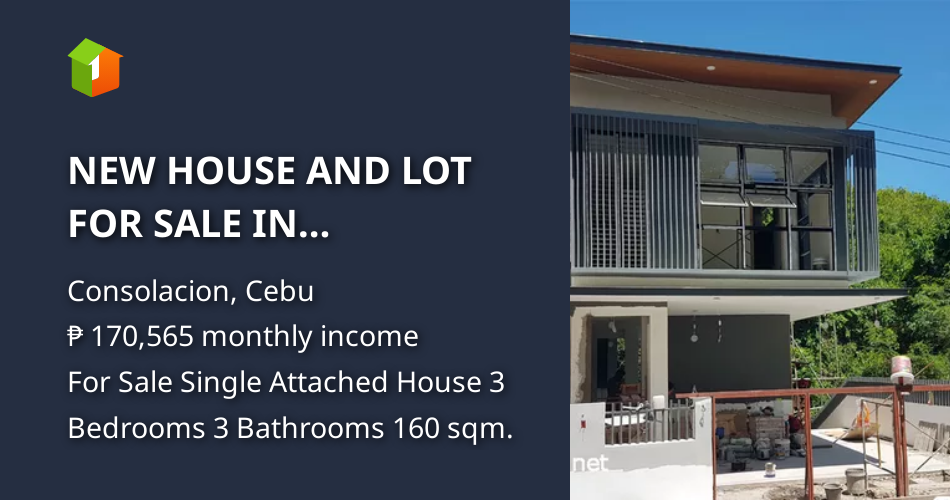 NEW HOUSE AND LOT FOR SALE IN CONSOLACION CEBU [House and Lot 🏘️] (June
