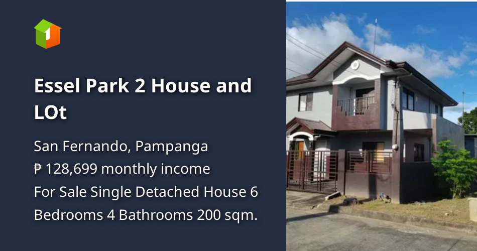 Essel Park 2 House and LOt [House and Lot 🏘️] (March 2024) in San