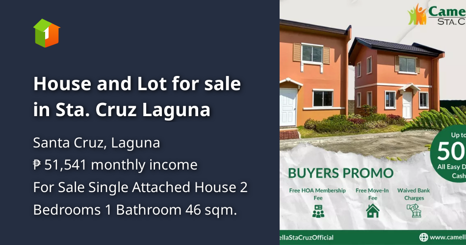 House and Lot for sale in Sta. Cruz Laguna [House and Lot 🏘️] (March