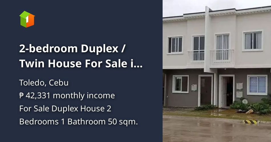 2bedroom Duplex / Twin House For Sale in Toledo Cebu [Houses and Lots