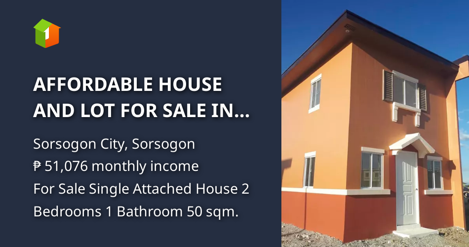 AFFORDABLE HOUSE AND LOT FOR SALE IN SORSOGON [House and Lot 🏘️