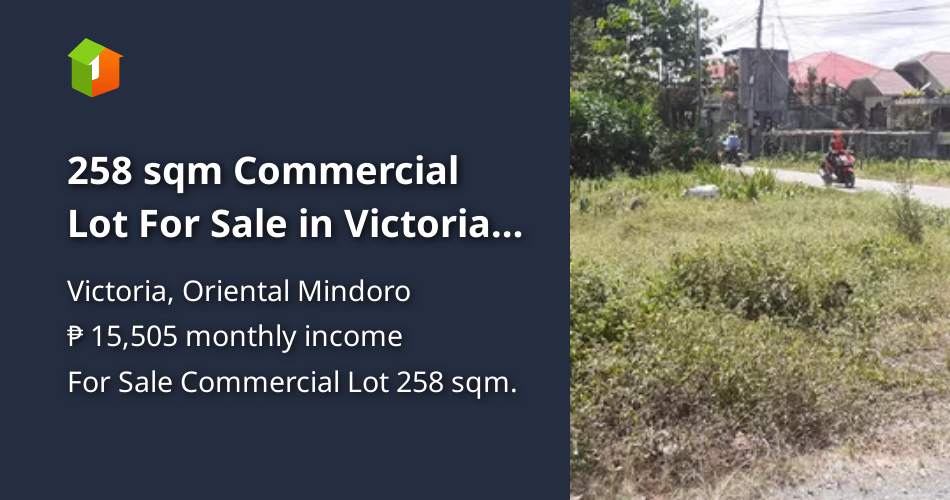 258 sqm Commercial Lot For Sale in Victoria Oriental Mindoro [Lot 🚜] (January 2024) in Victoria