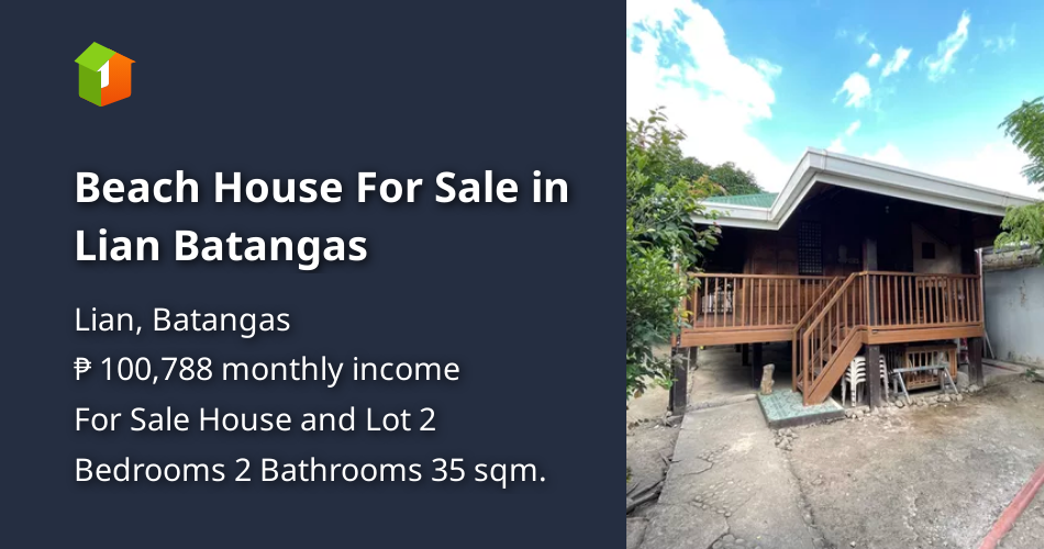 Beach House For Sale in Lian Batangas [House and Lot 🏘️] (March 2024