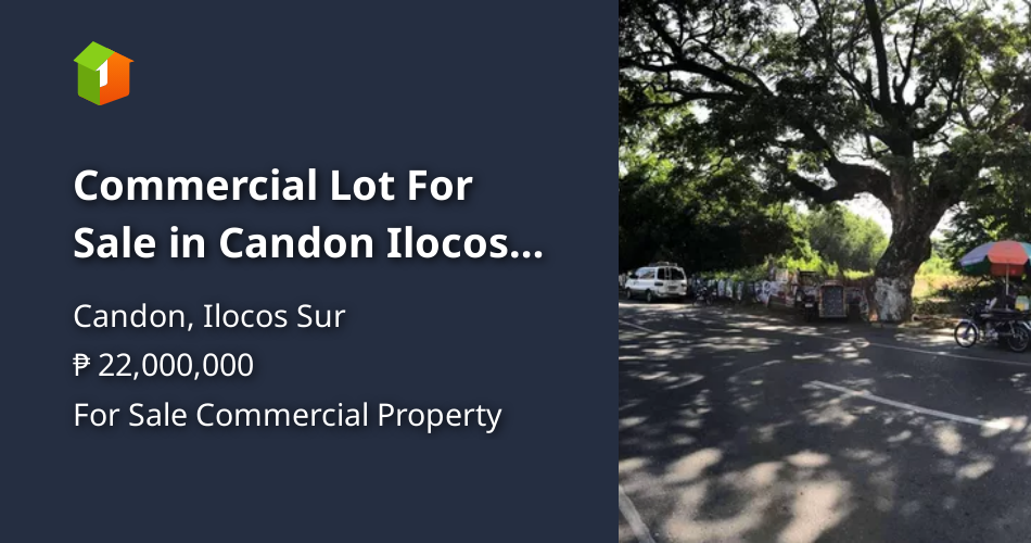 Commercial Lot For Sale in Candon Ilocos Sur 250 meters to Cityhall